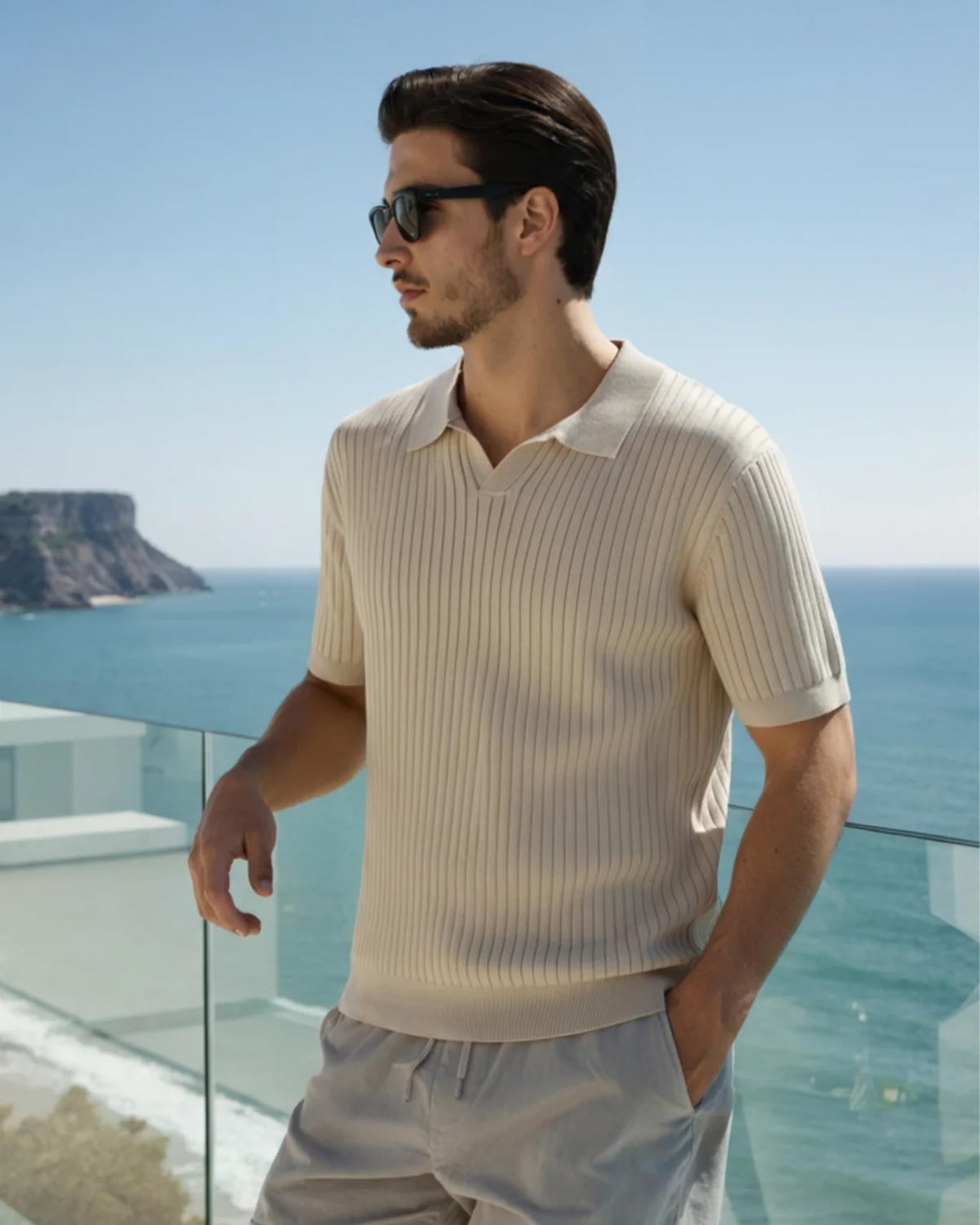 Premium Ribbed Polo